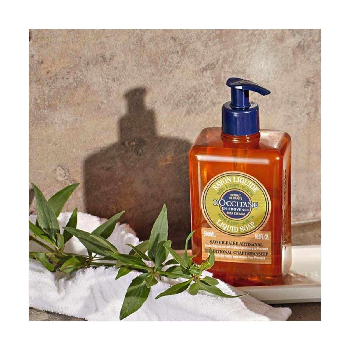 Loc karite` sapone liquido verbena 500^